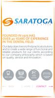 Saratoga Business Card Affiche