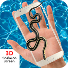 Snake on Screen – Scary Phone Hissing Prank App icône