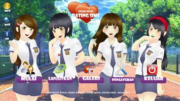 VN Dating Sims : Masa SMA Plakat