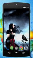 Angel Crow Live Wallpaper poster