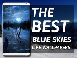 Blue Skies Live Wallpapers Affiche