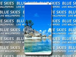 Blue Skies Live Wallpapers capture d'écran 2