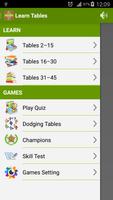 Learn Multiplication Tables Affiche
