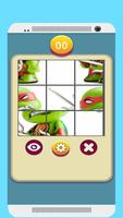 Ninja puzzle Turtle Game capture d'écran 2
