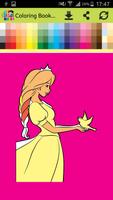 princess barbie coloring book screenshot 3