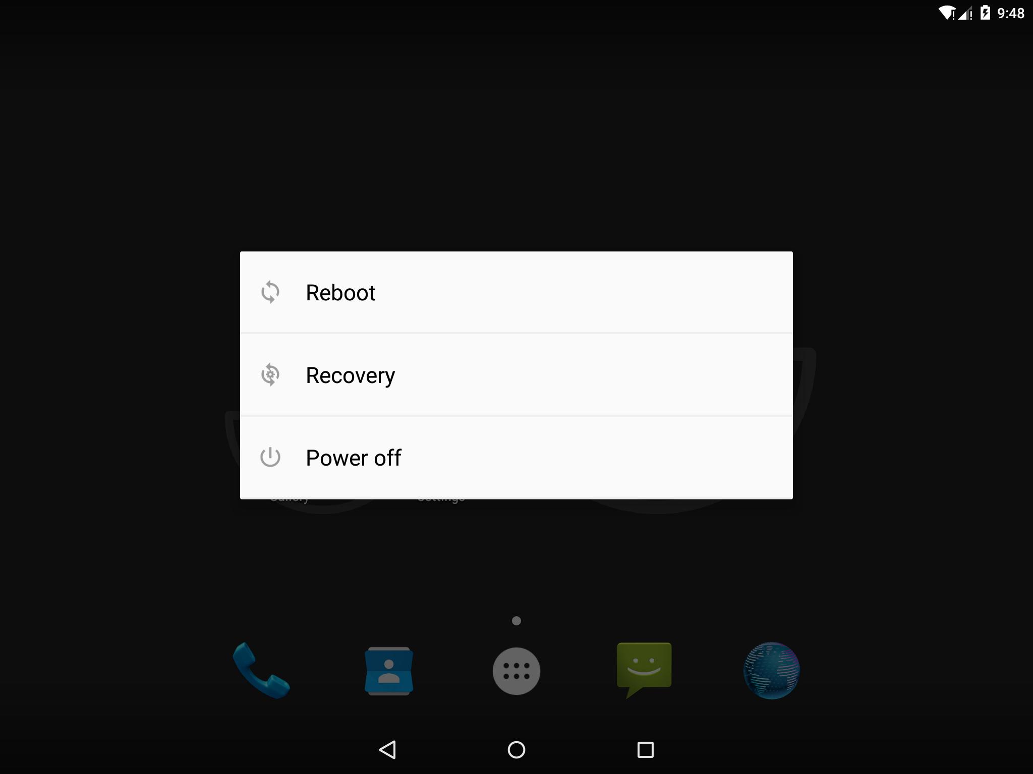 Reboot for android. Меню Power. Reboot меню. Reboot андроид. Android root меню.