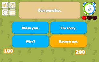 Spanish English Learning Game screenshot 1