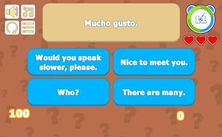 Spanish English Learning Game screenshot 2