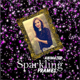 Animated Sparkling Frames Glitter Images Editor HD icône