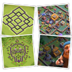 Maps for Clash of Clans - Town Hall & Builder Hall