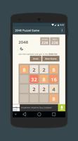 2048 Number puzzle game poster