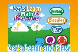 Let's Learn Math Add&Subtract Plakat