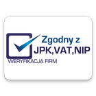 Weryfikacja Firm - VAT,  JPK,  NIP,  Regon biểu tượng