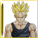 How to Draw DBZ Characters أيقونة