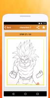 How to Draw DBZ Characters capture d'écran 1