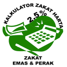 Kalkulator Zakat Emas & Perak icône