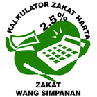 ikon Kalkulator Zakat Wang Simpanan