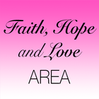 Faith Hope and Love Area Zeichen