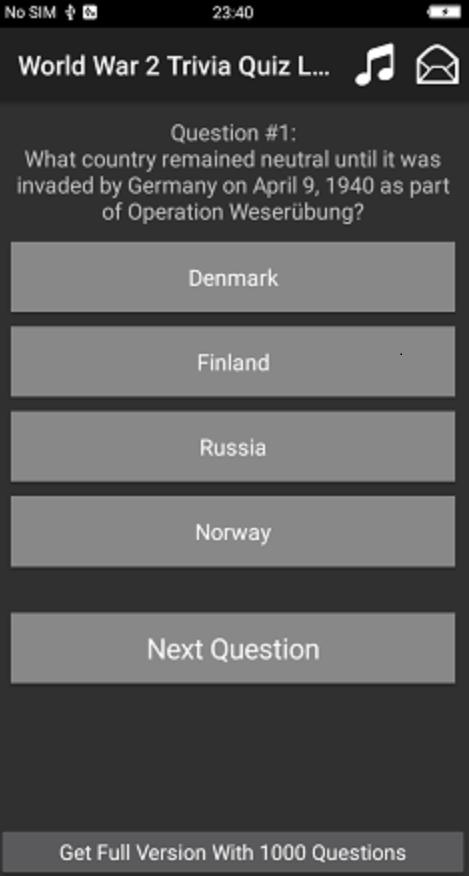 World War 2 Trivia Quiz Lite For Android Apk Download