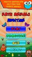 Math Animals - Addition! poster