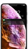 Phone XS Lock Screen تصوير الشاشة 2