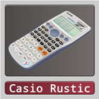 Casio calculator Rustic fx 991es 570 500 82 plus アイコン