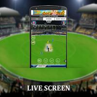 Cricket Live Stream Animated Affiche