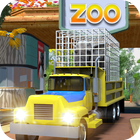 Animal truck transport spel-icoon