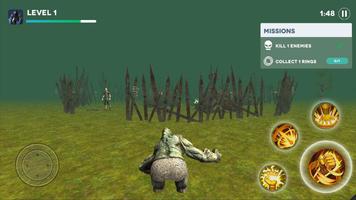 Forest Troll Simulator 3D Affiche