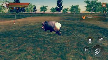 Wild Hippo Survival Simulator captura de pantalla 1