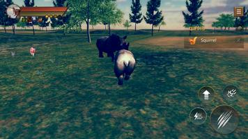 Wild Hippo Survival Simulator captura de pantalla 2