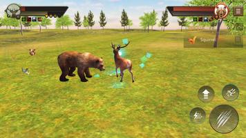 Wild Stag Deer Simulator - Be a wild male deer sim Ekran Görüntüsü 1