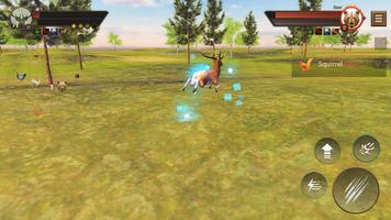 Wild Stag Deer Simulator - Be a wild male deer sim captura de pantalla 2
