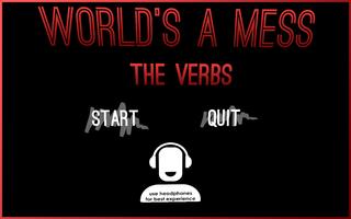World's a Mess by The Verbs Affiche