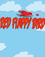 Red Floppy Bird Affiche