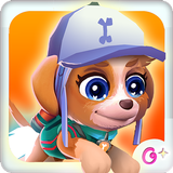 Flying paw puppy patrol icon