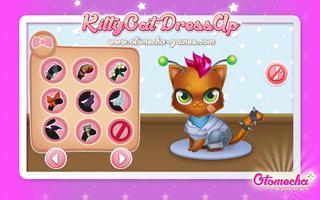 kids girls kitty cat dress up syot layar 1