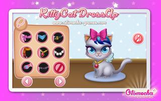 kids girls kitty cat dress up syot layar 2