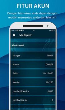 My Triple F - isi Pulsa, Kuota, PLN & PPOB apk screenshot