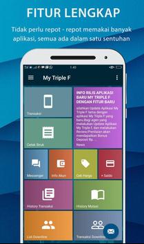 My Triple F - isi Pulsa, Kuota, PLN & PPOB apk screenshot