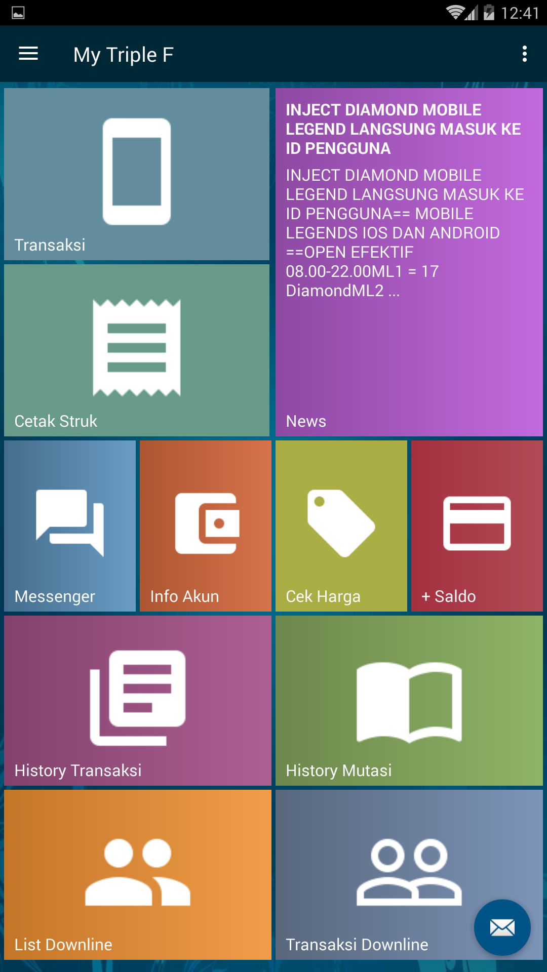 My Triple F - Isi Pulsa, Kuota Internet & PPOB for Android ... - 