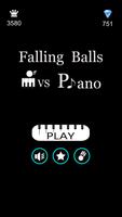 Falling Balls VS Piano Affiche