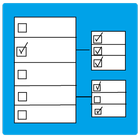 Hierarchical  checklist icon