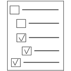 Hierarchical Checklist icon