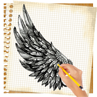 ikon How to draw wings