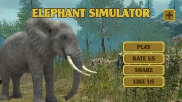 Angry Wild Elephant Simulator Poster