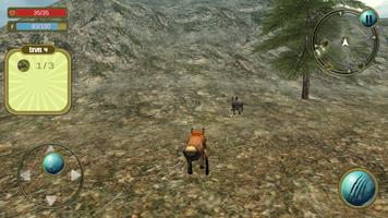 Wild Fox Survival 3d Simulator imagem de tela 1