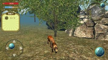 Wild Fox Survival 3d Simulator imagem de tela 2