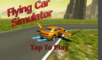 Flying Car Drive 3d Simulator Affiche