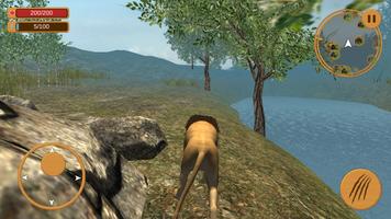 Angry Killer Lion 3d Simulator تصوير الشاشة 1